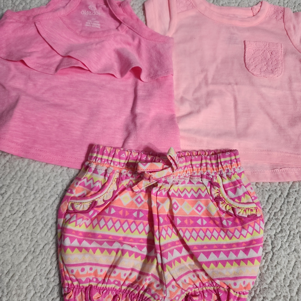 Okie Dokie Pink Kids Matching Set